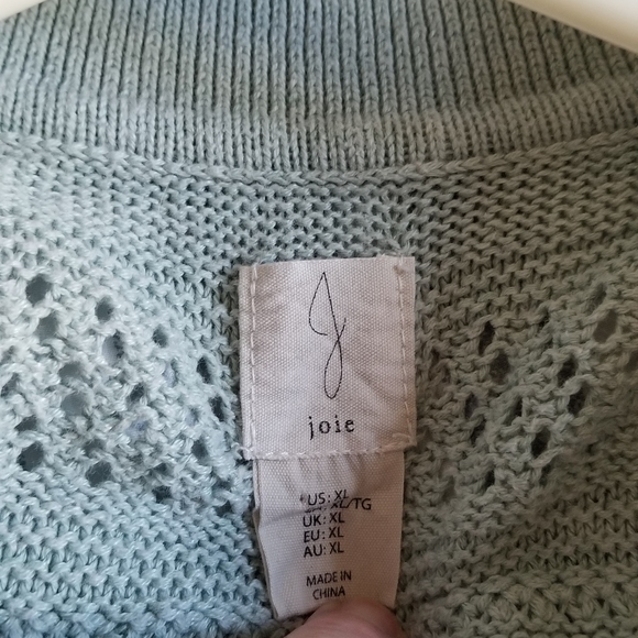 Joie Size XL Short Sleeve Sweater - Picture 5 of 6
